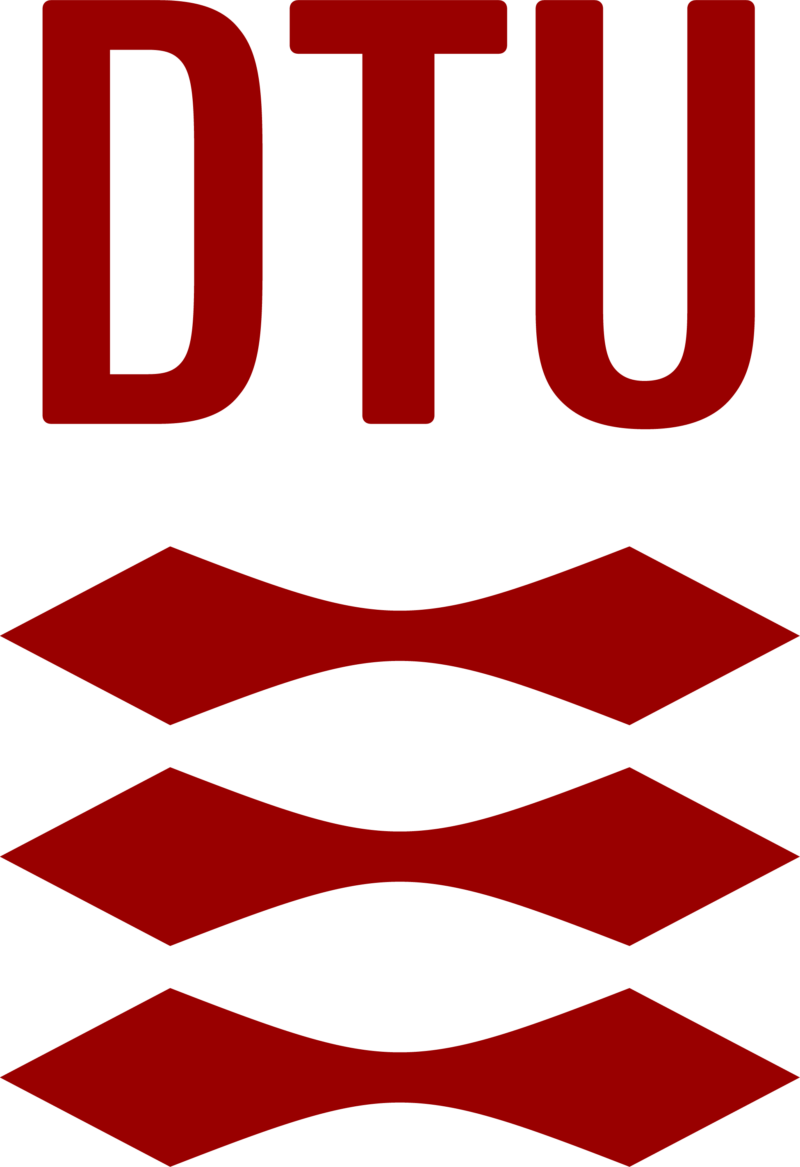 Technical University of Denmark Logo - red
The letters "DTU" sitting on top of three abstract lions